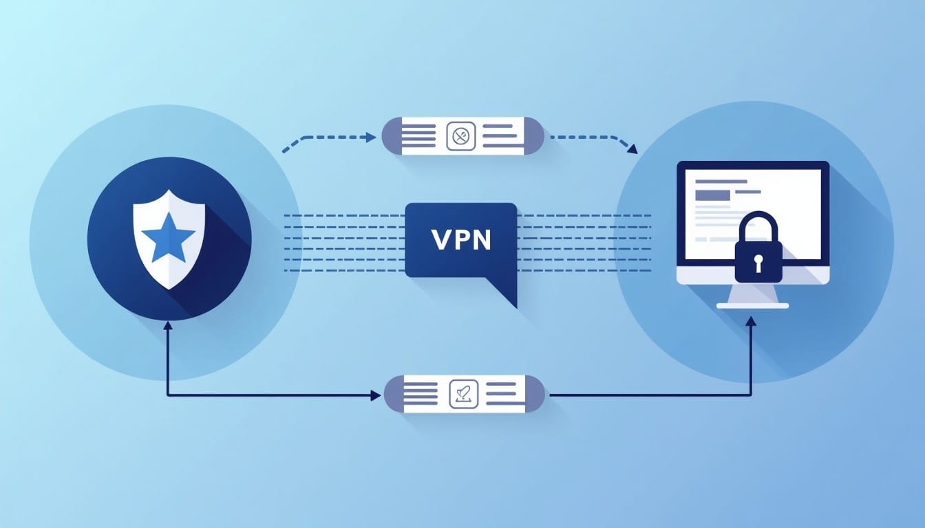 検閲（DPI）でVPN通信が遮断されるイメージ図