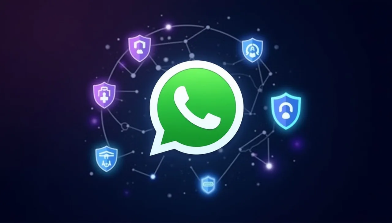 WhatsApp公式がVPNを推薦するイメージ図