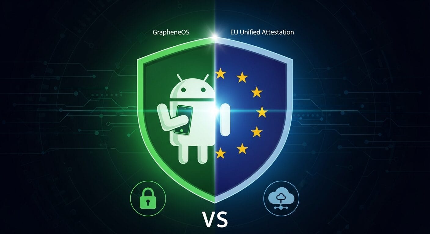 GrapheneOSとEU統一認証の衝突 - セキュリティシールドとスマートフォン