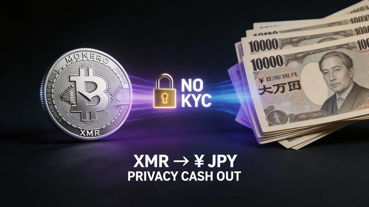 MoneroをNo-KYCで現金化